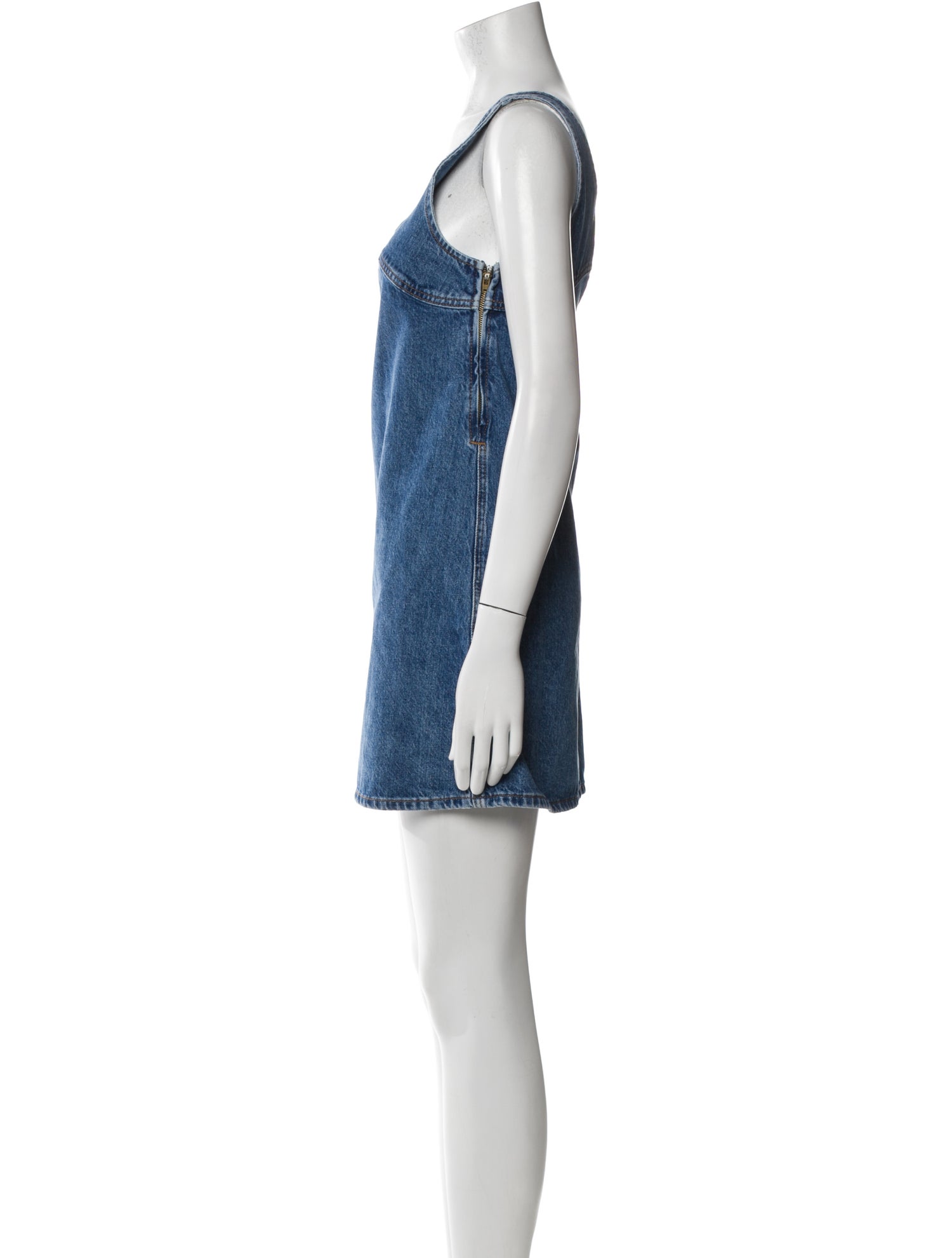 FRAME Scoop Neck Mini Dress