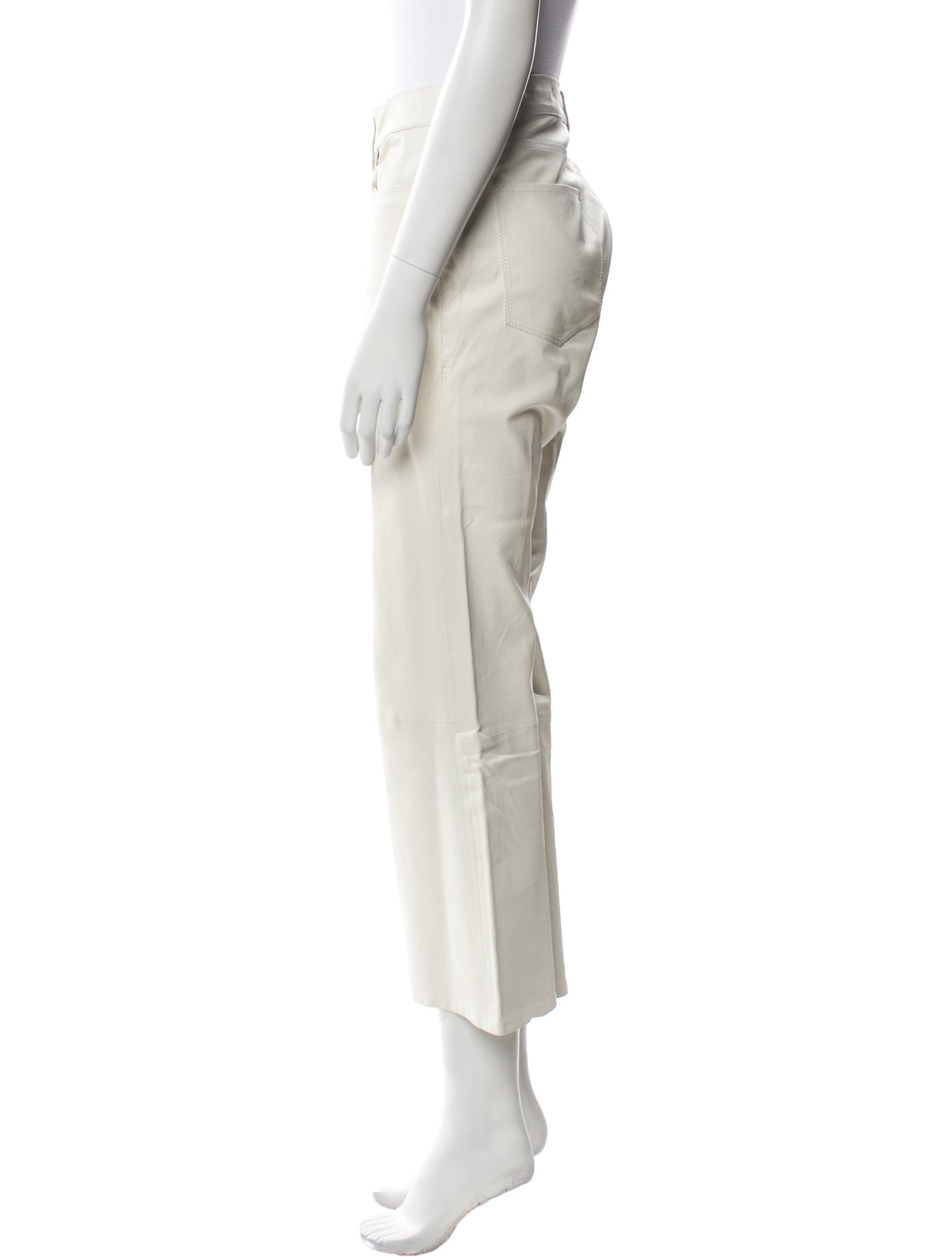 FRAME Lamb Leather Wide Leg Pants