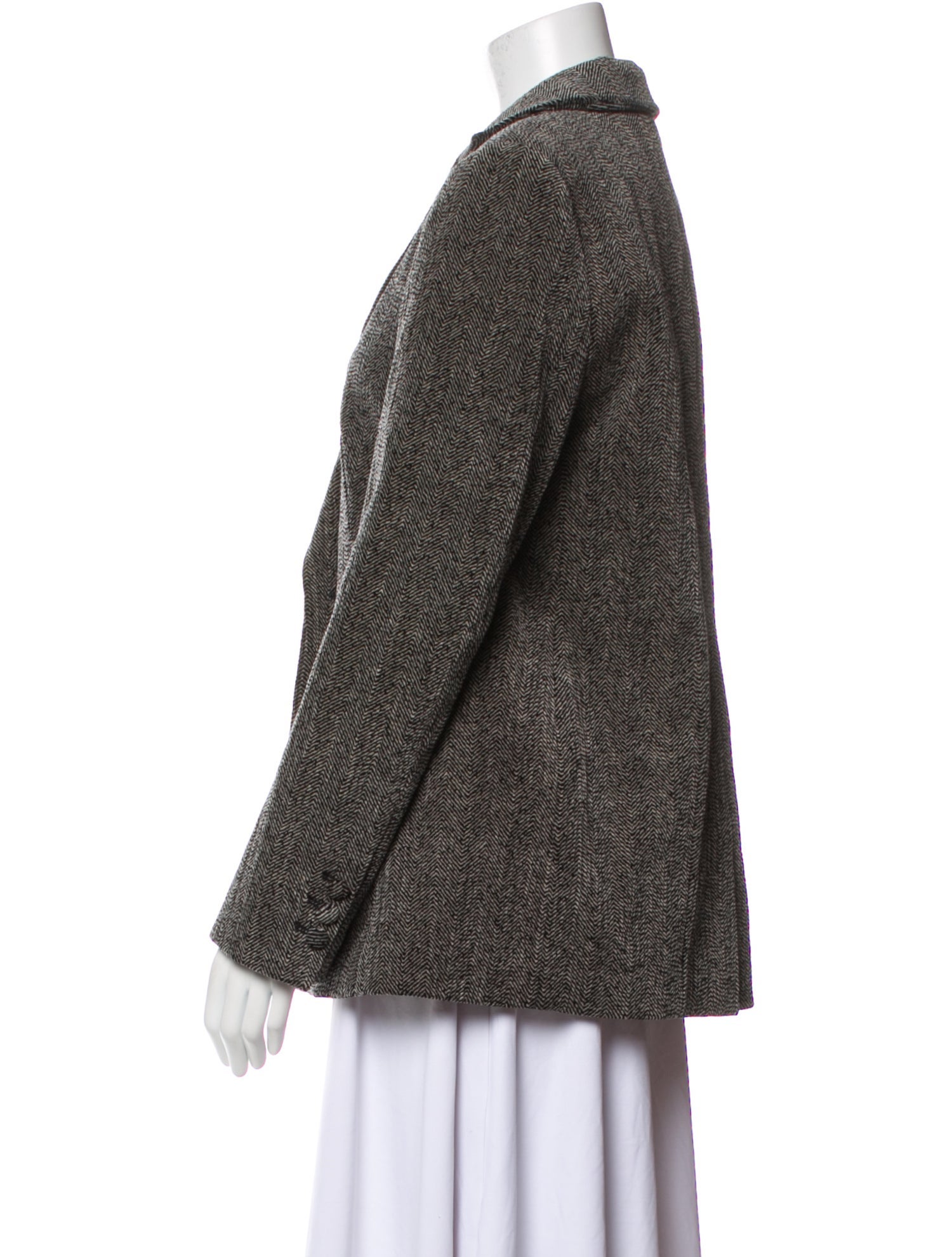 FRAME Tweed Pattern Blazer