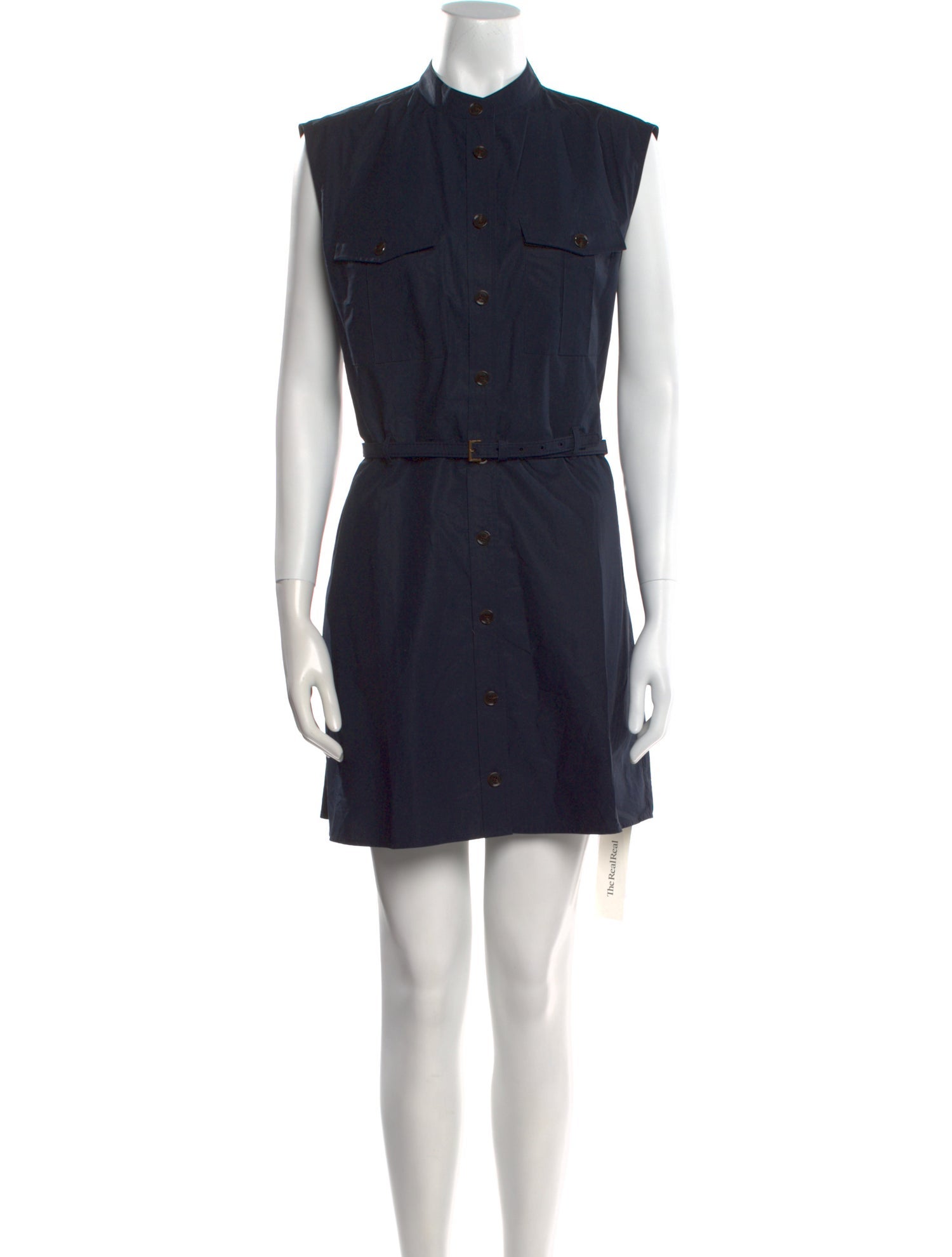 FRAME Mock Neck Mini Dress