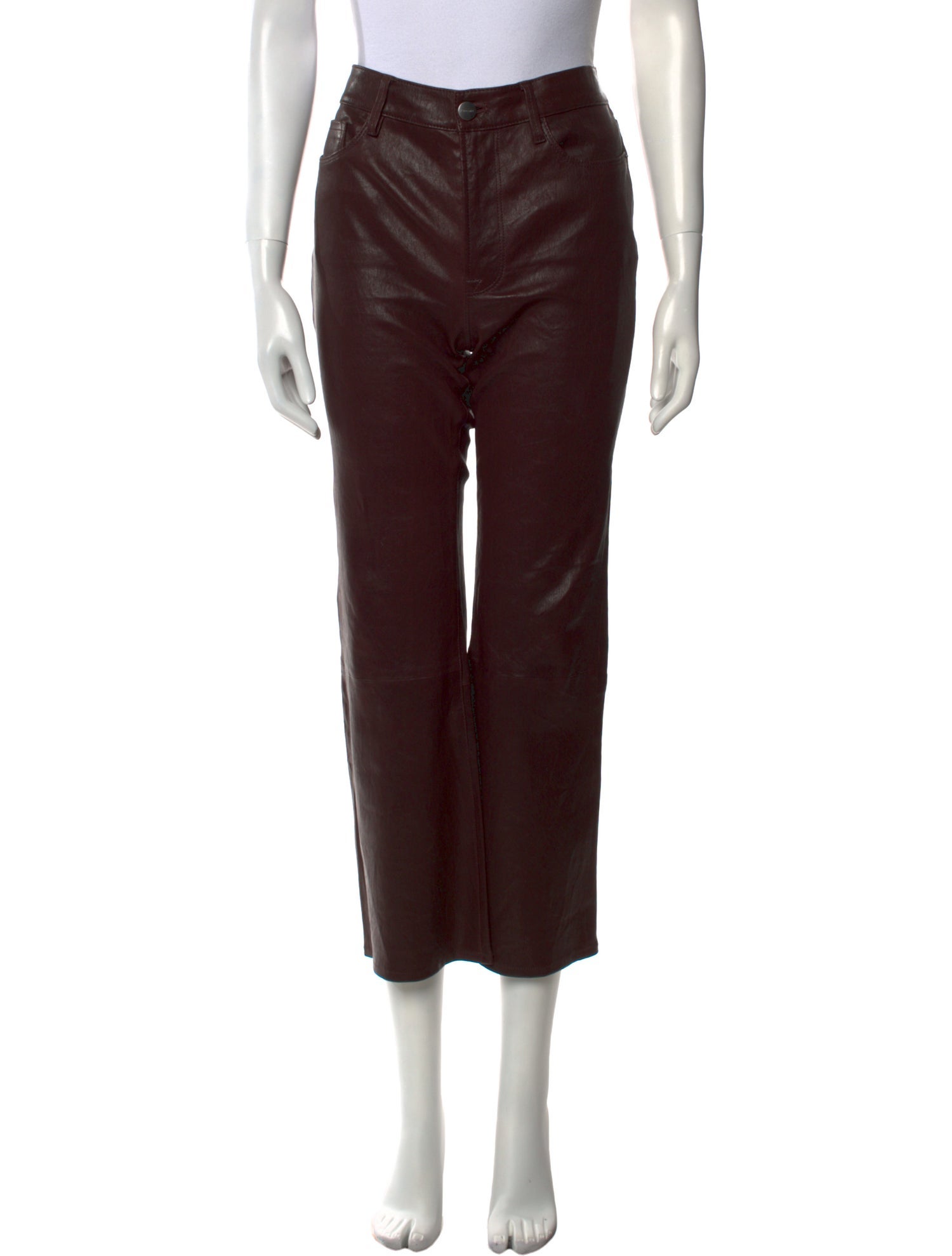 FRAME Lamb Leather Wide Leg Pants