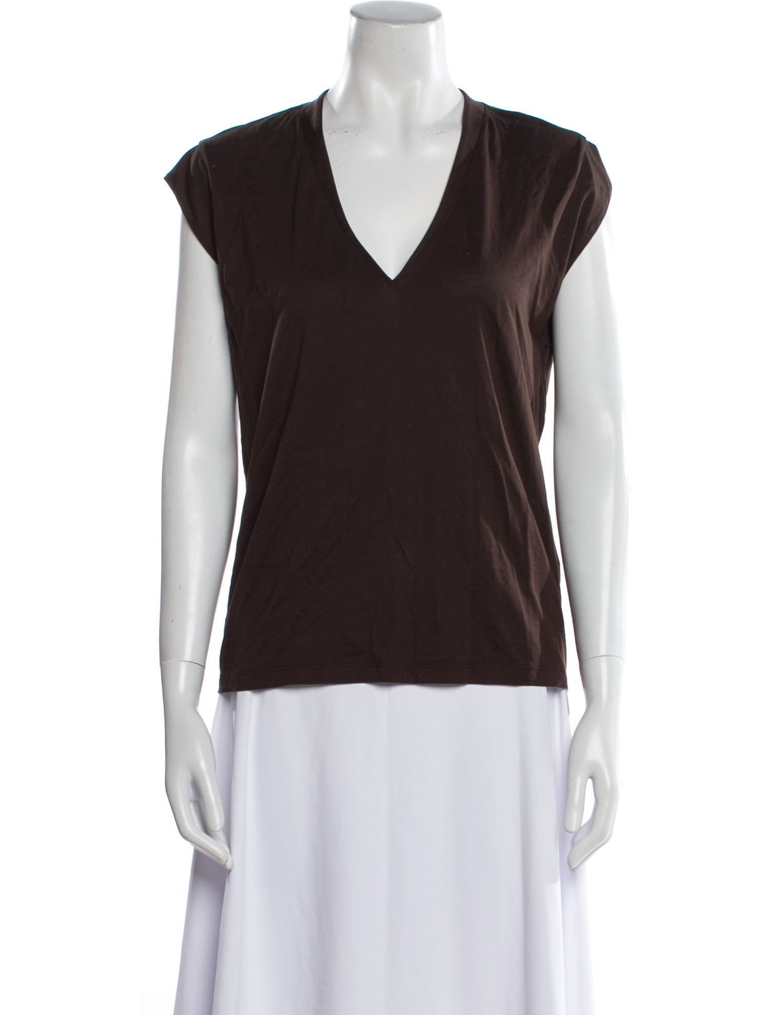 FRAME V-Neck Short Sleeve T-Shirt