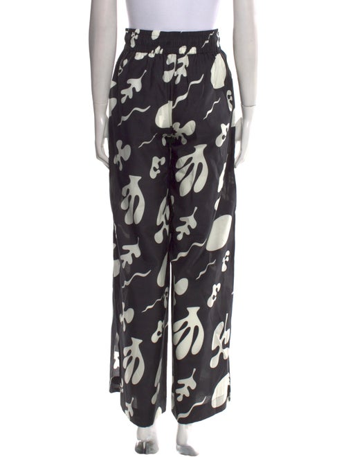 FRAME Printed Wide Leg Pants