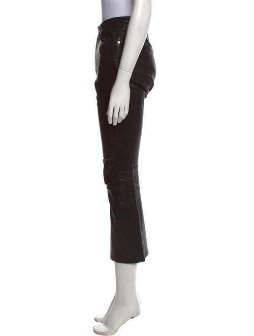 FRAME Lamb Leather Straight Leg Pants