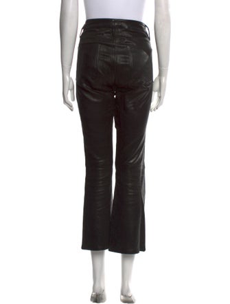 FRAME Lamb Leather Straight Leg Pants