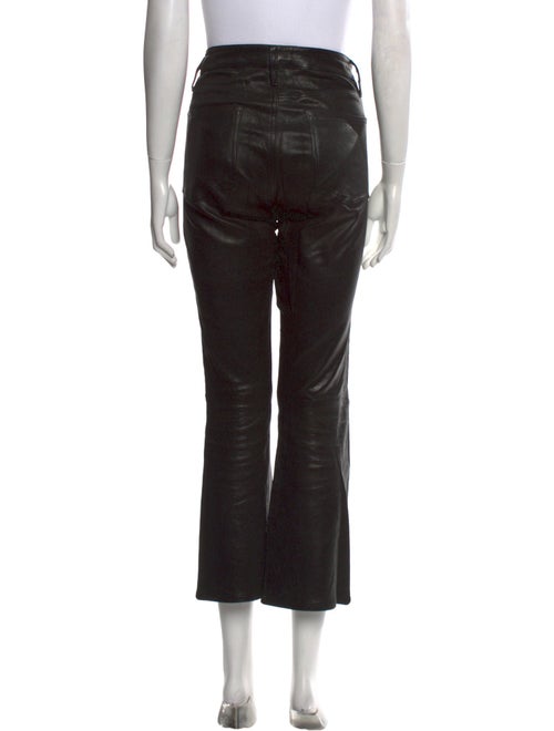 FRAME Lamb Leather Straight Leg Pants