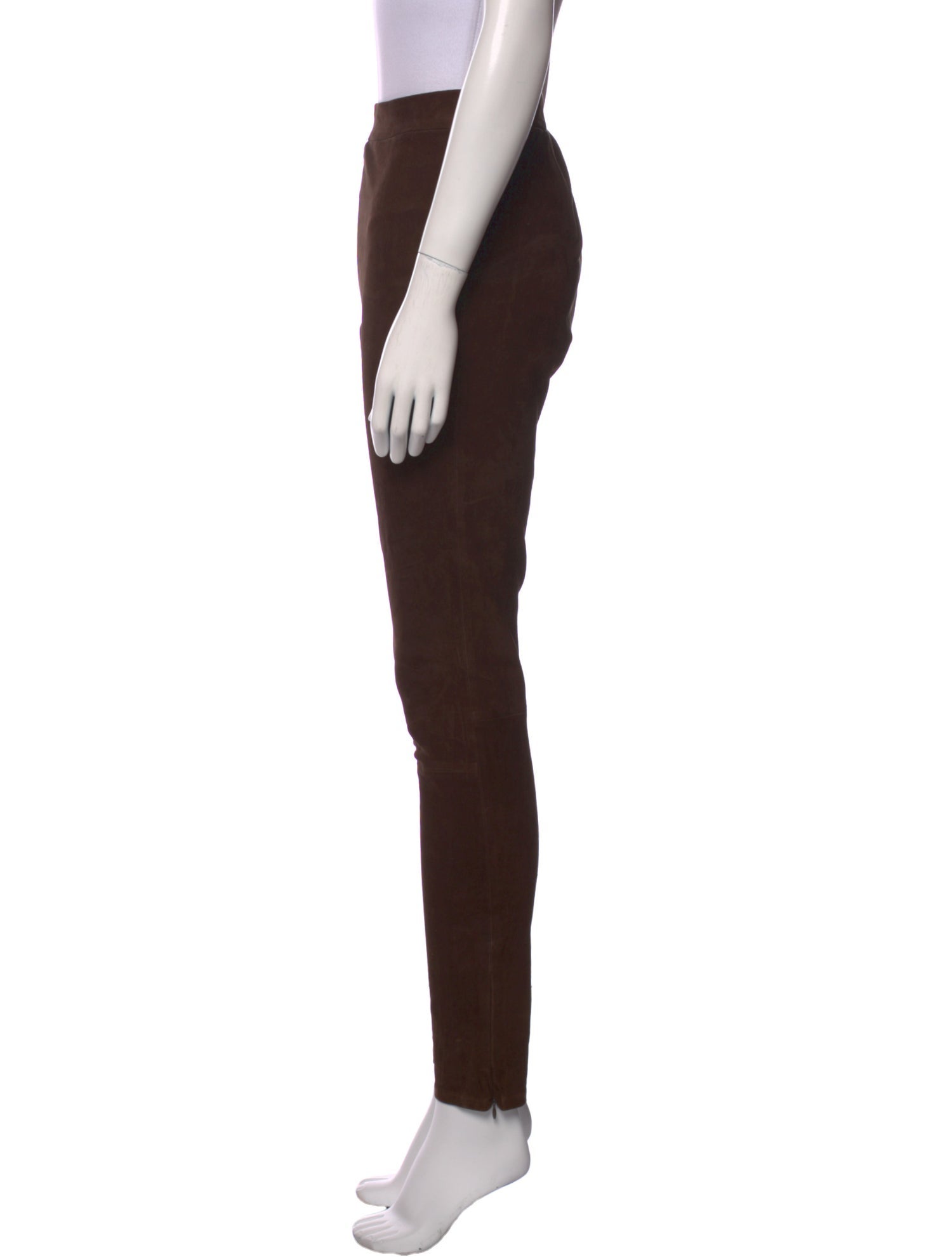 FRAME Leather Skinny Leg Pants