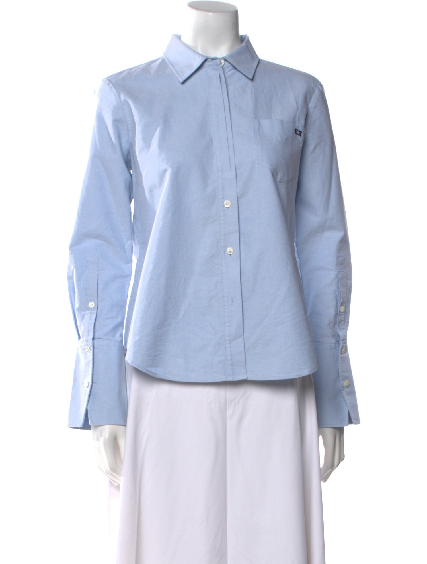 FRAME Long Sleeve Button-Up Top