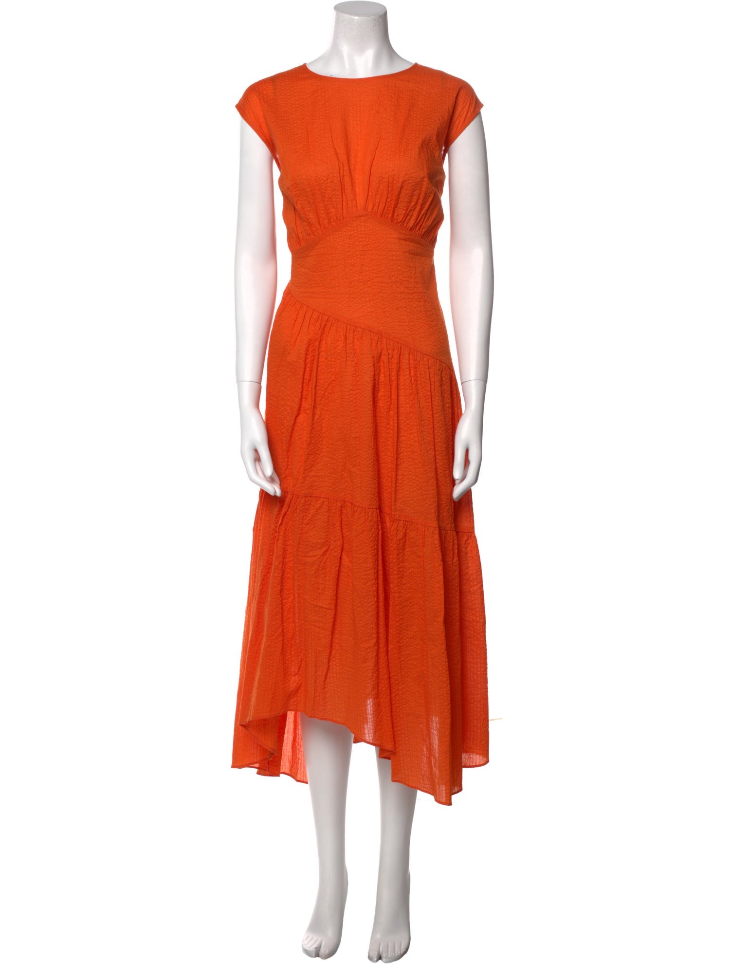 FRAME Crew Neck Long Dress