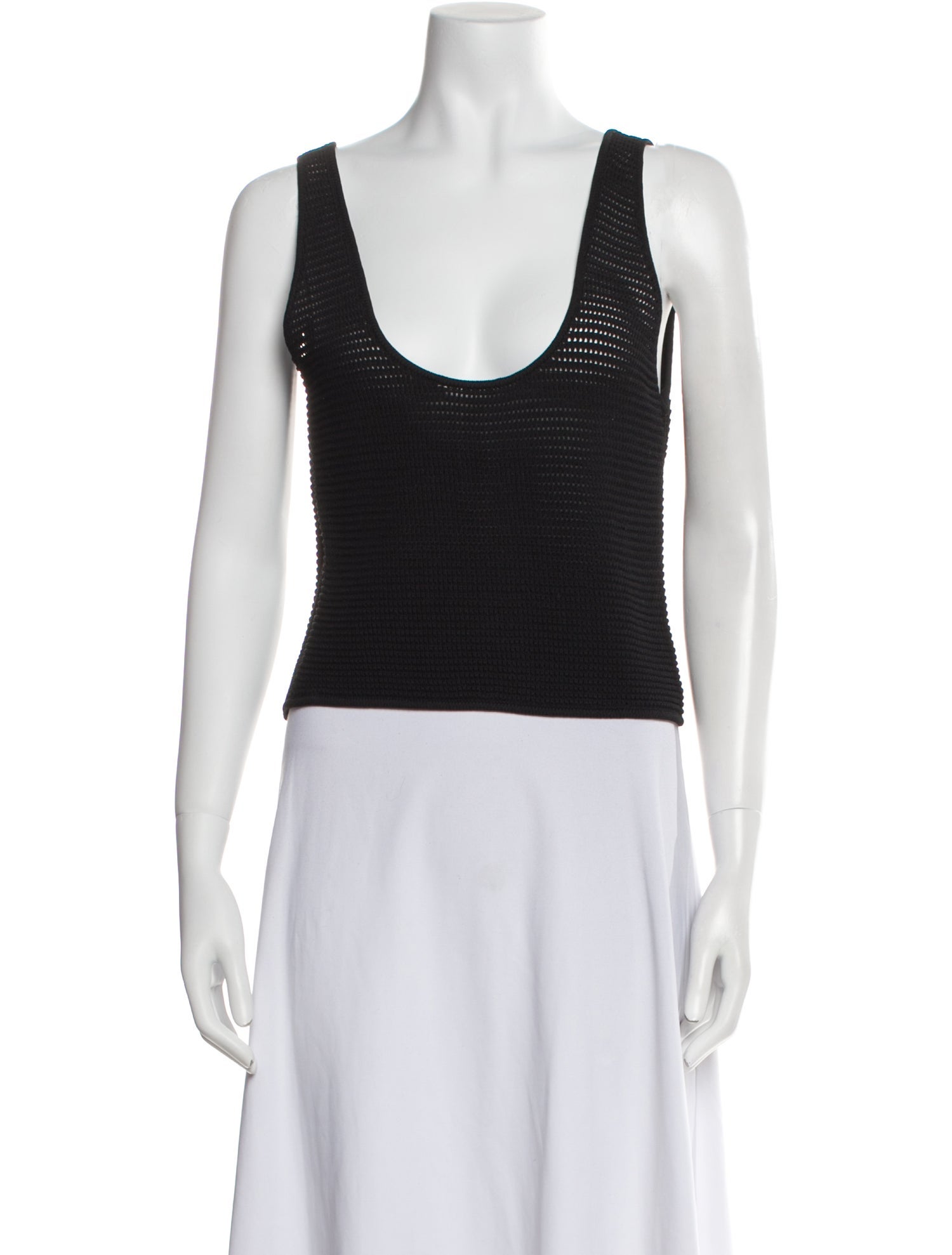FRAME Scoop Neck Sleeveless Top