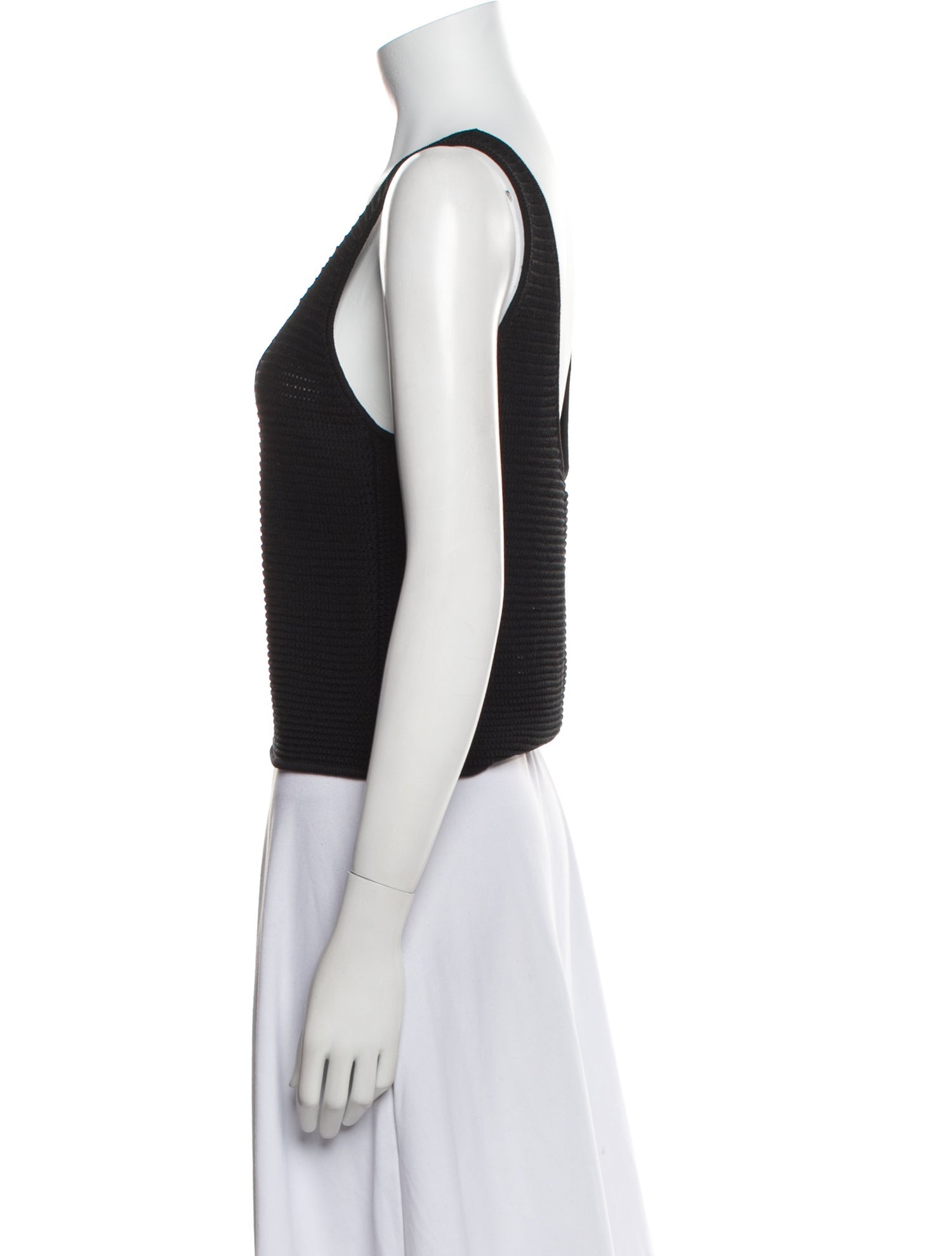 FRAME Scoop Neck Sleeveless Top