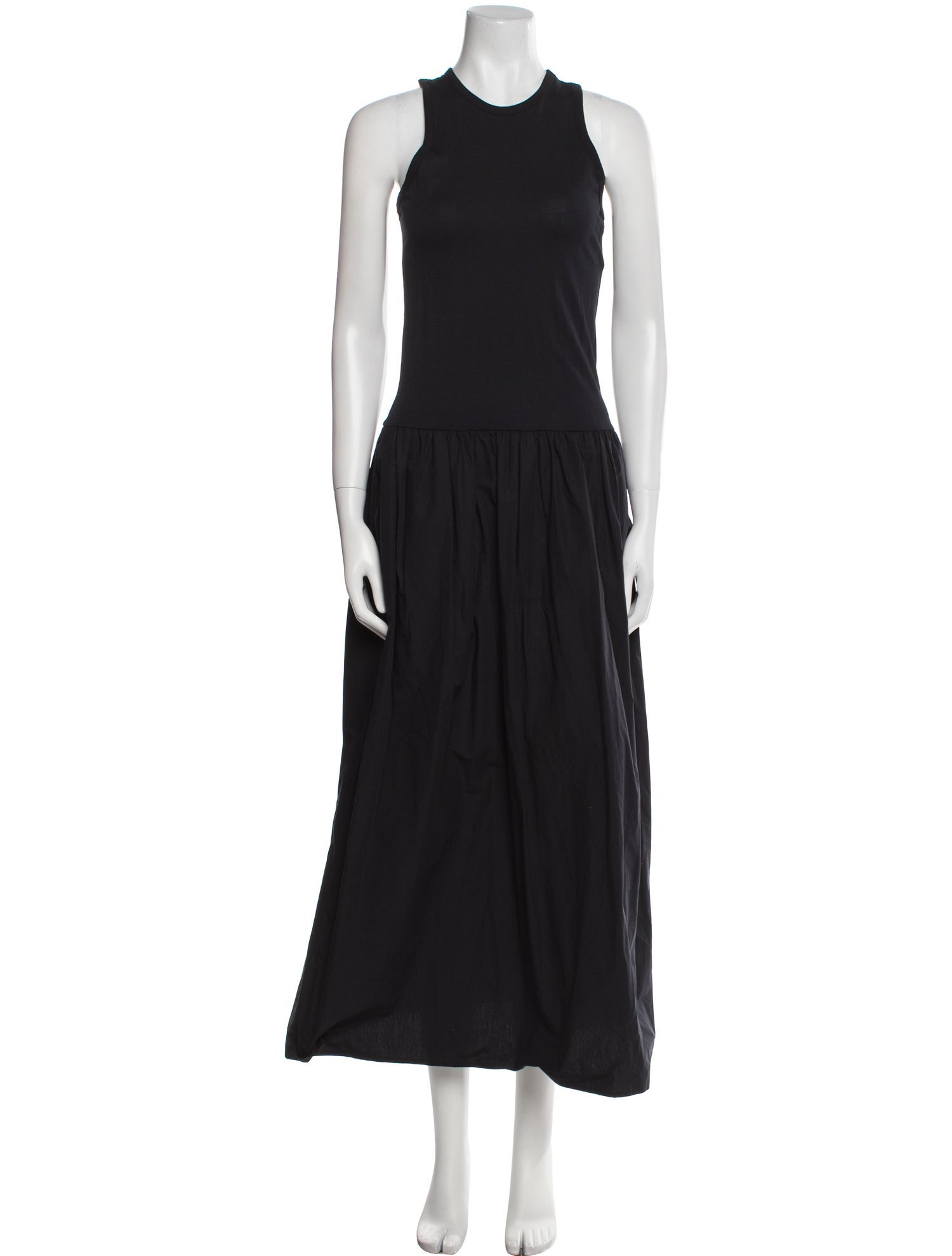 FRAME Crew Neck Long Dress