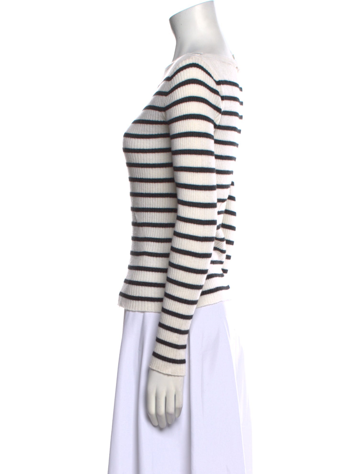 FRAME Wool Striped Top