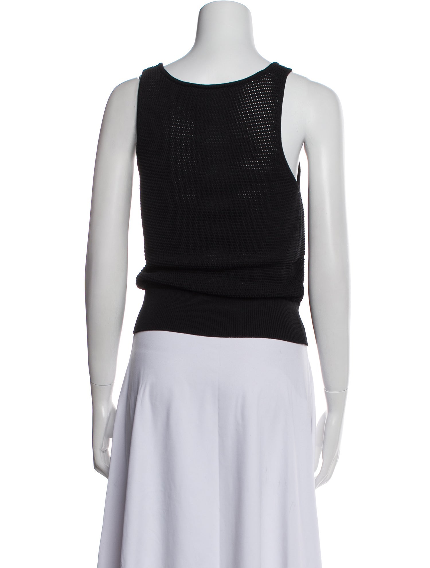 FRAME Scoop Neck Sleeveless Top