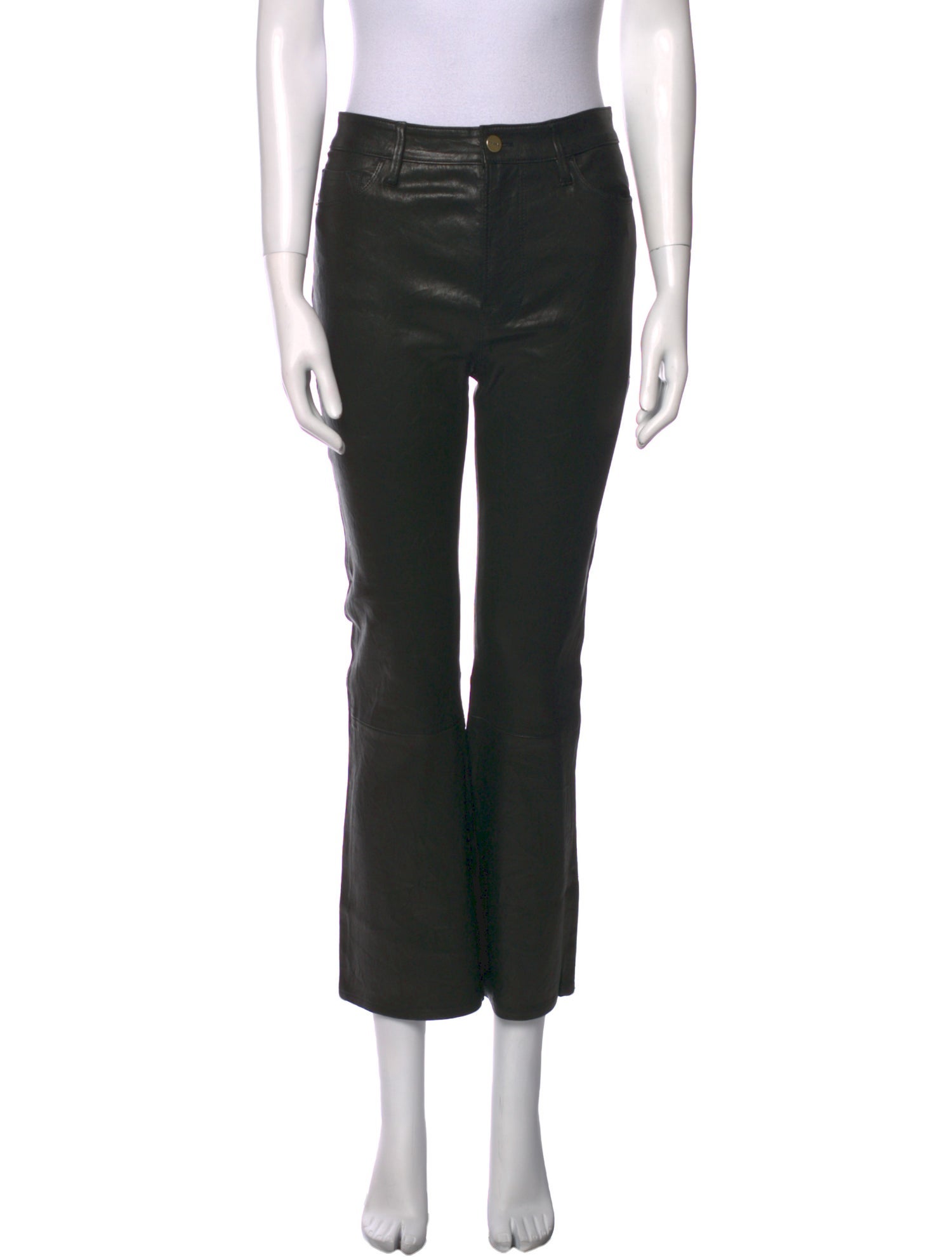 FRAME Lamb Leather Wide Leg Pants w/ Tags