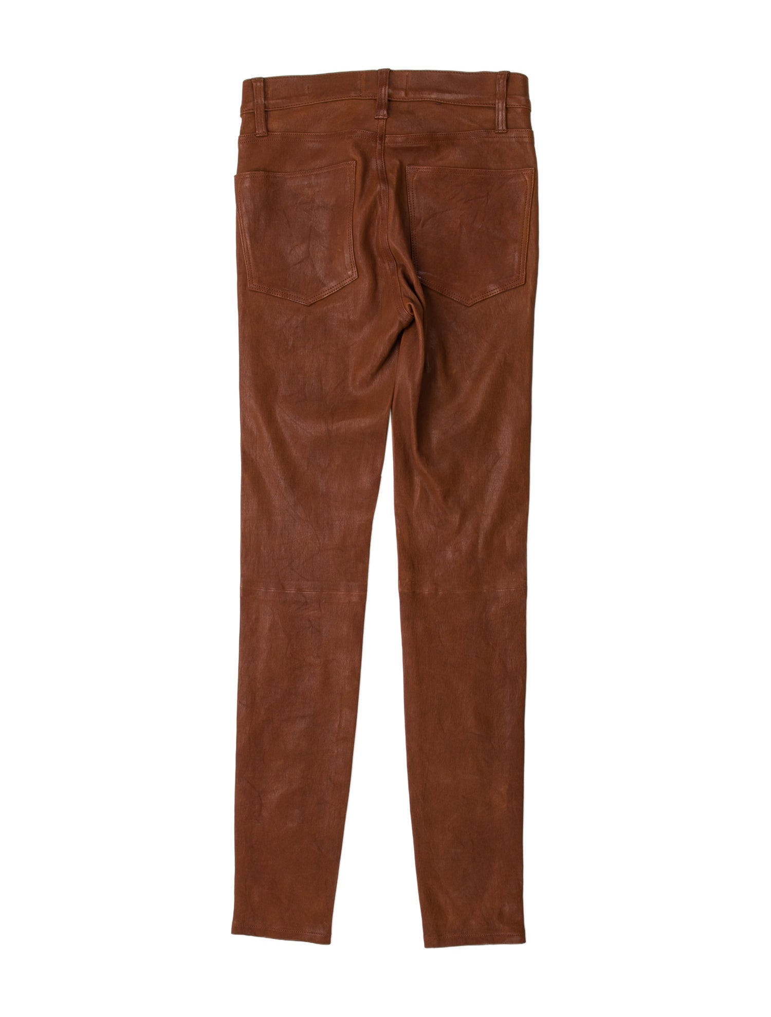 FRAME Lamb Leather Skinny Leg Pants w/ Tags