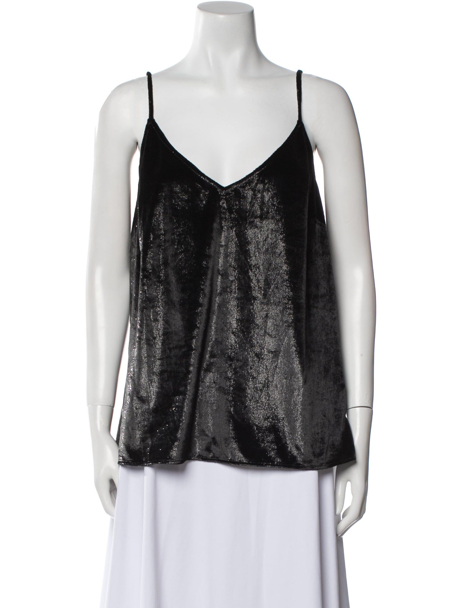 FRAME V-Neck Sleeveless Top