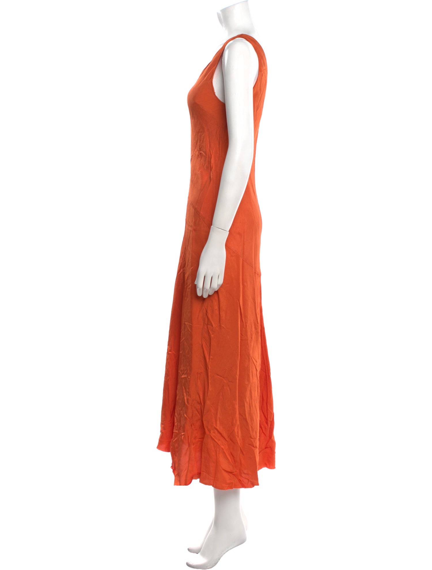 FRAME V-Neck Long Dress