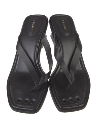 FRAME Leather Slides