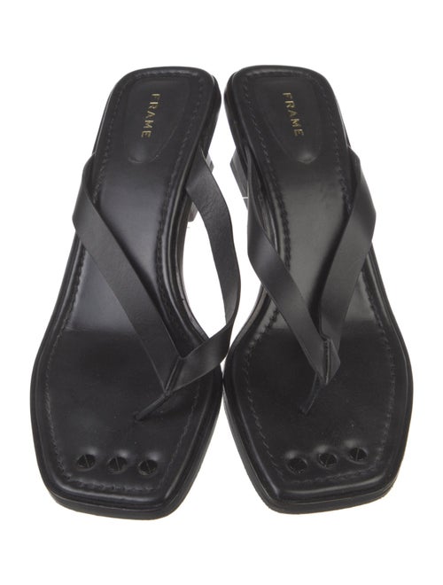 FRAME Leather Slides