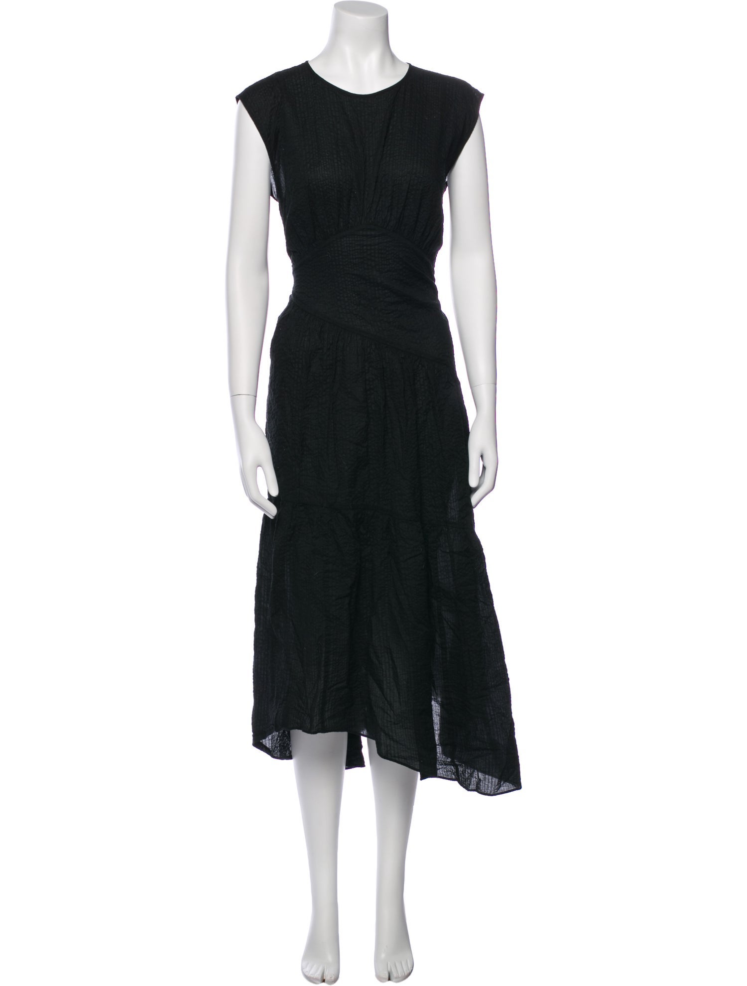 FRAME Crew Neck Long Dress