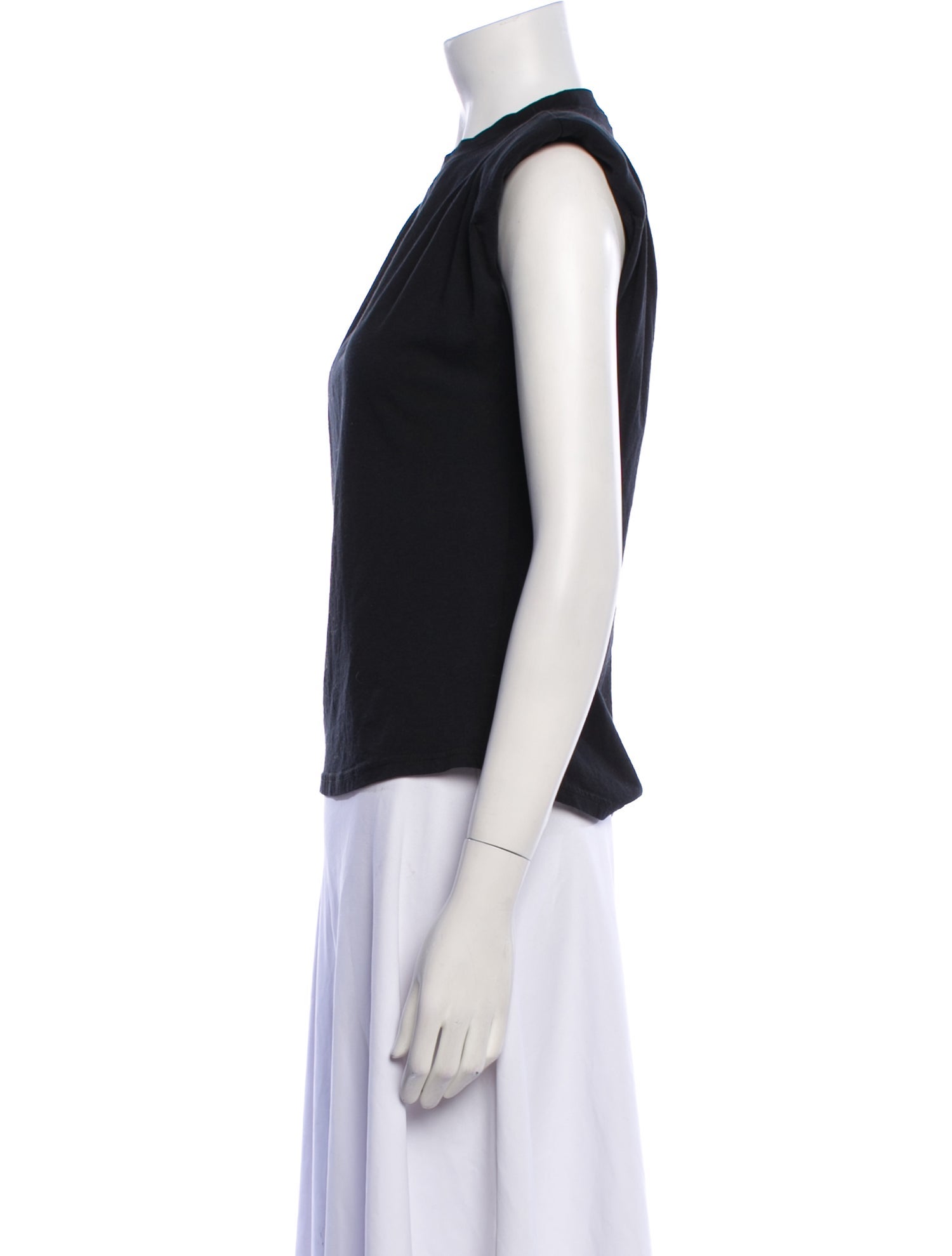FRAME Bateau Neckline Sleeveless Top