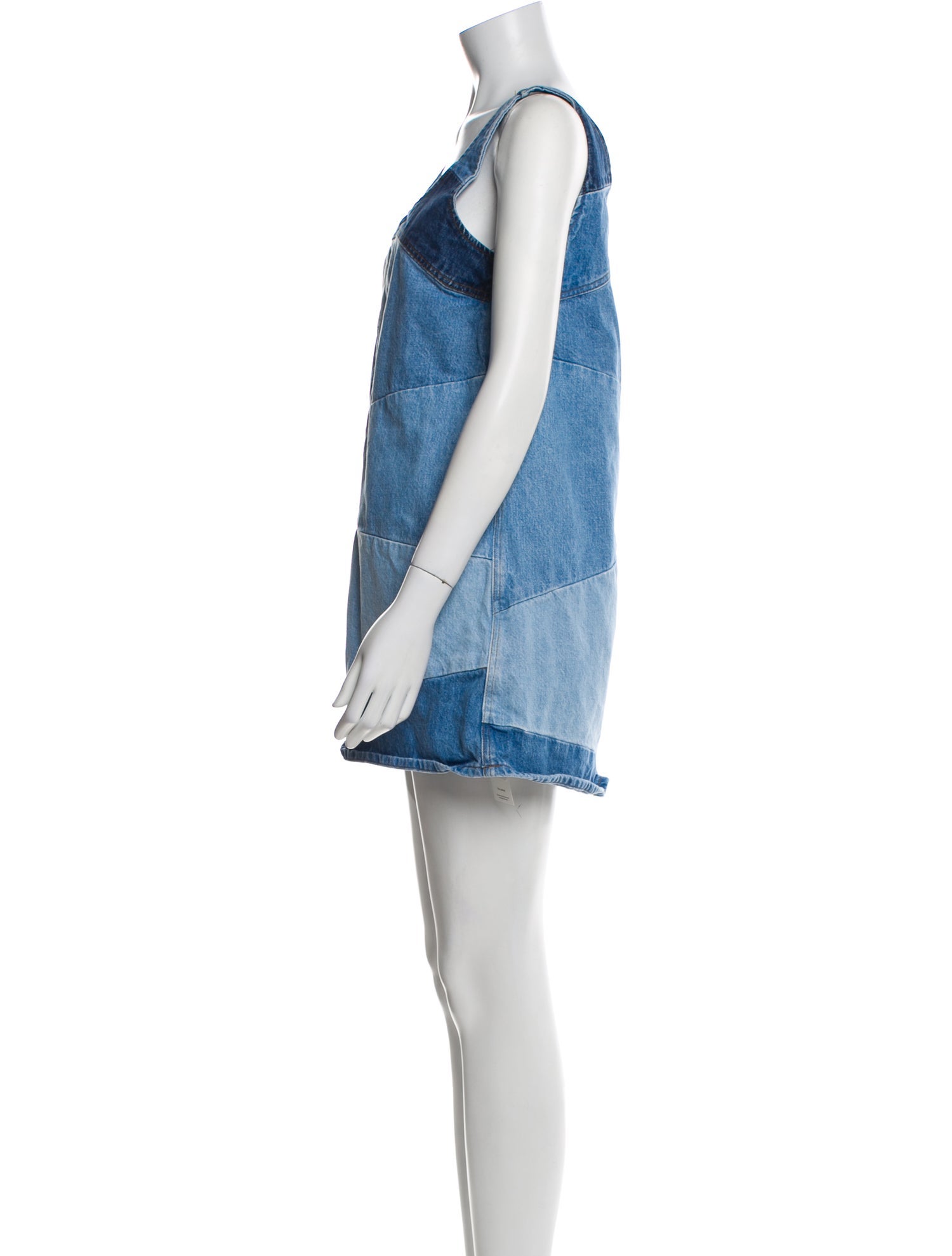 FRAME Colorblock Pattern Mini Dress