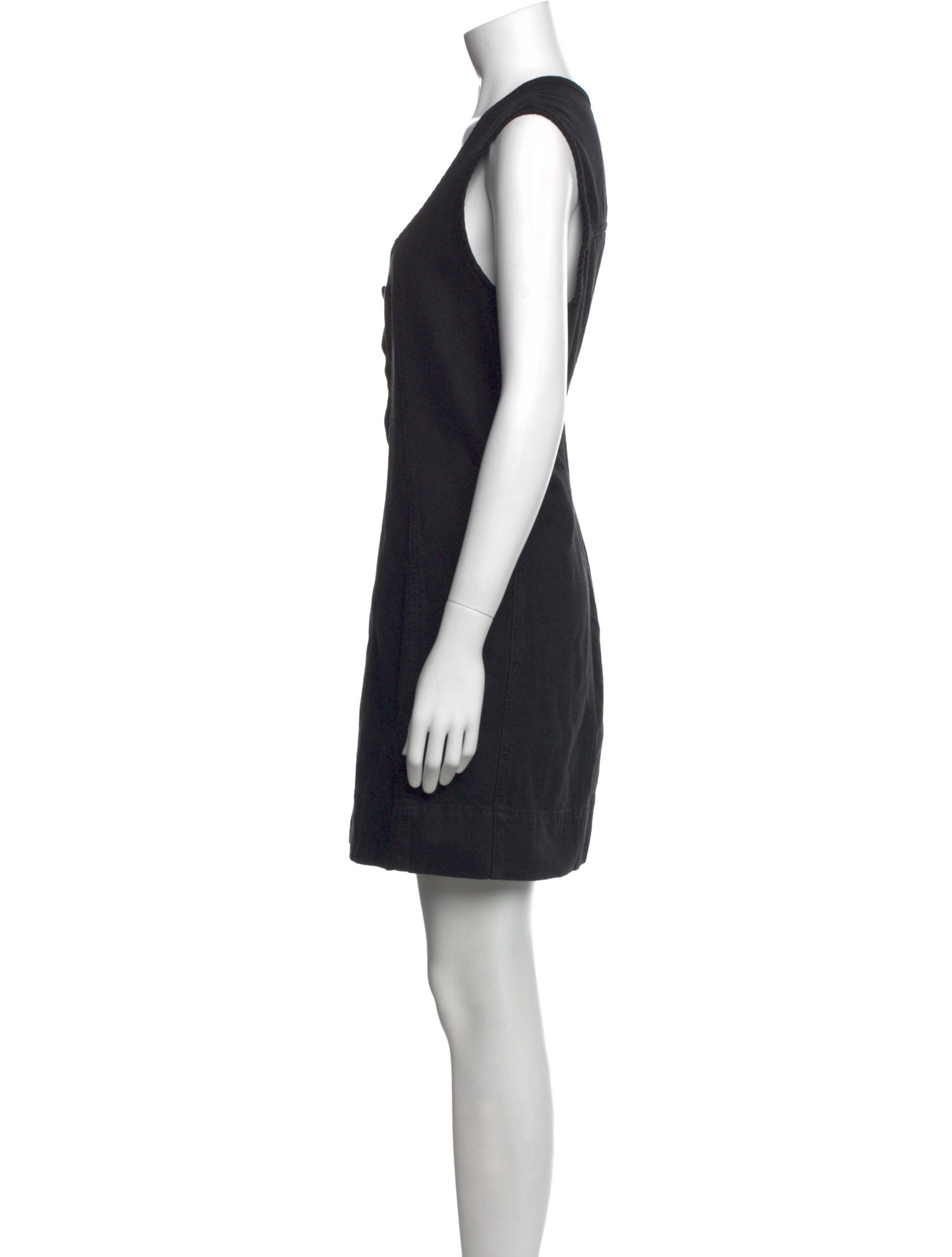 FRAME Square Neckline Mini Dress