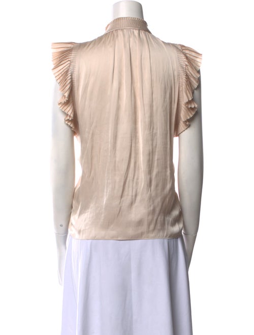 FRAME Mock Neck Sleeveless Top