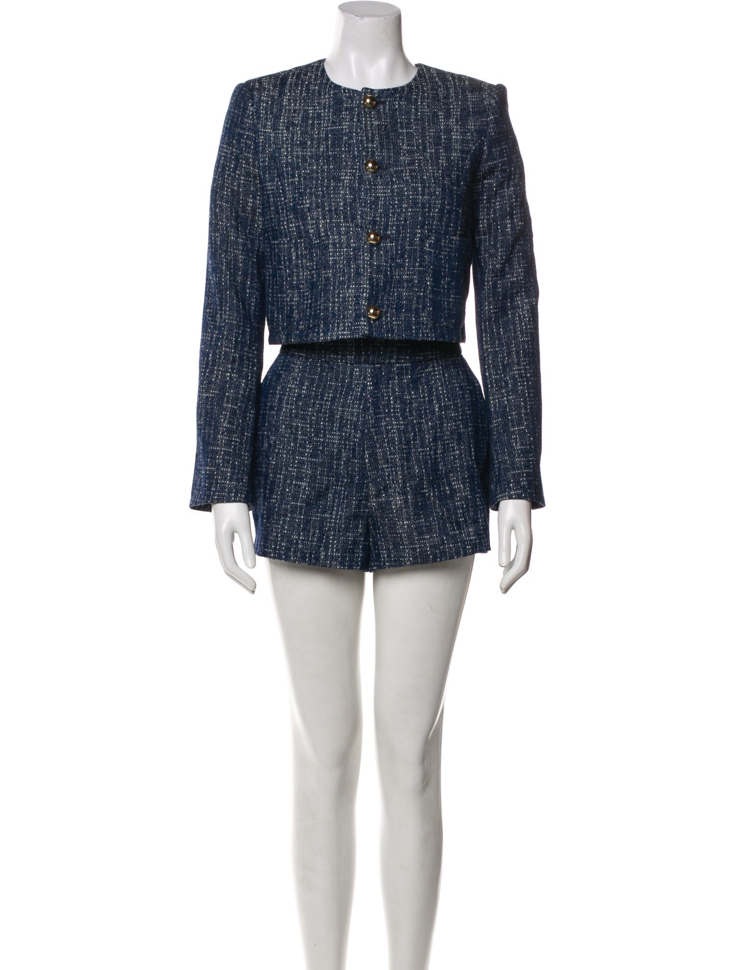FRAME Tweed Pattern Short Set w/ Tags