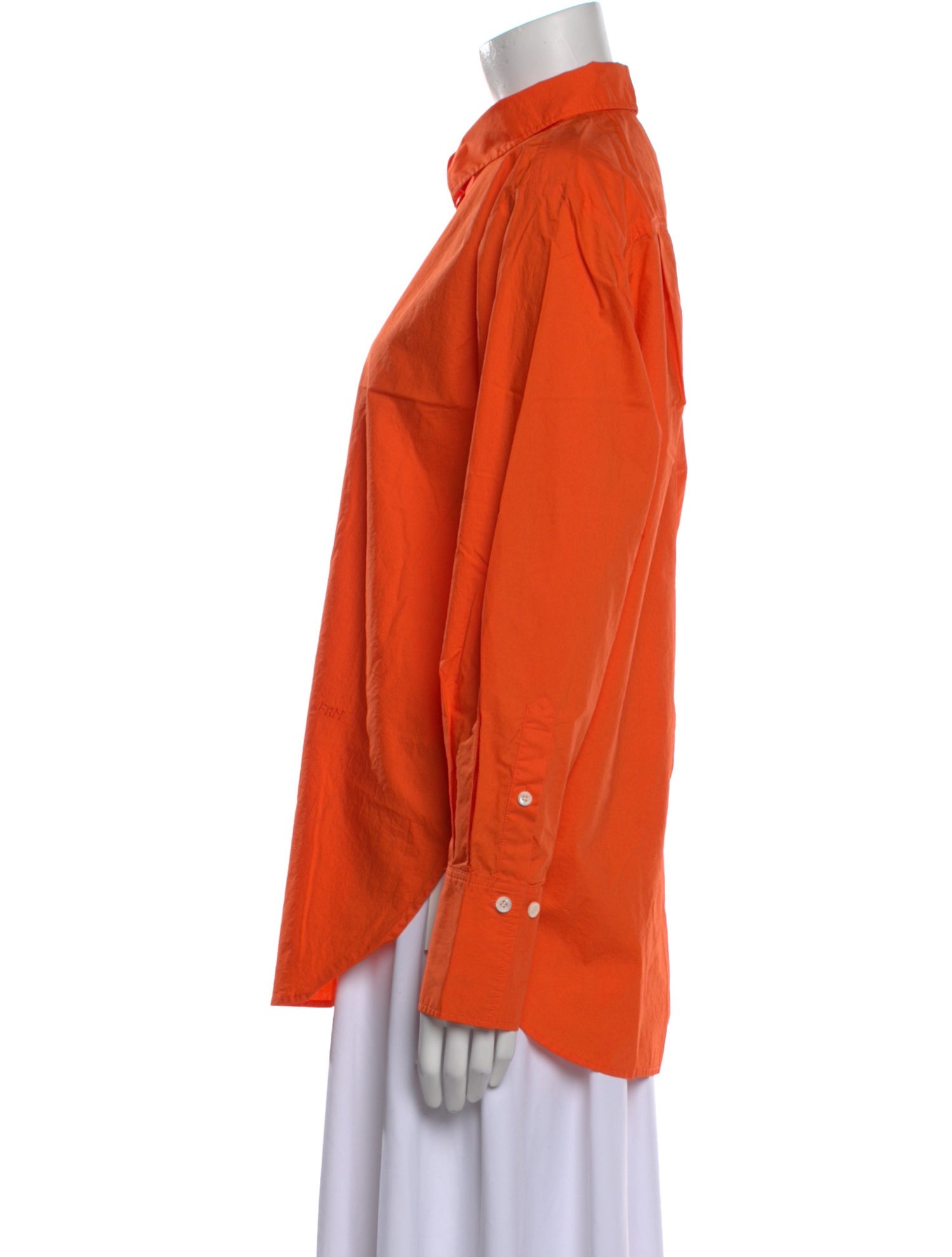 FRAME Long Sleeve Button-Up Top