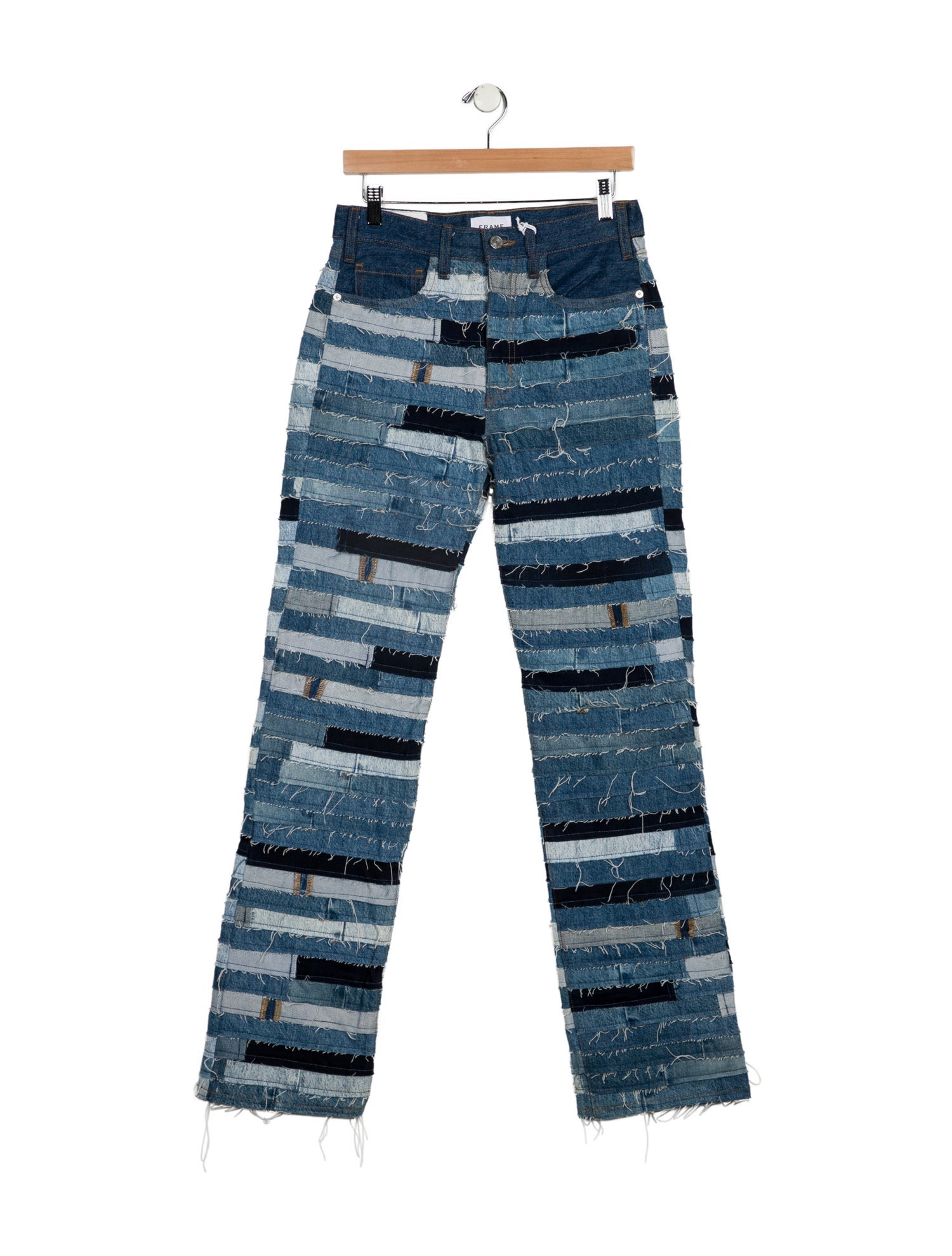 FRAME Mid-Rise Straight Leg Jeans