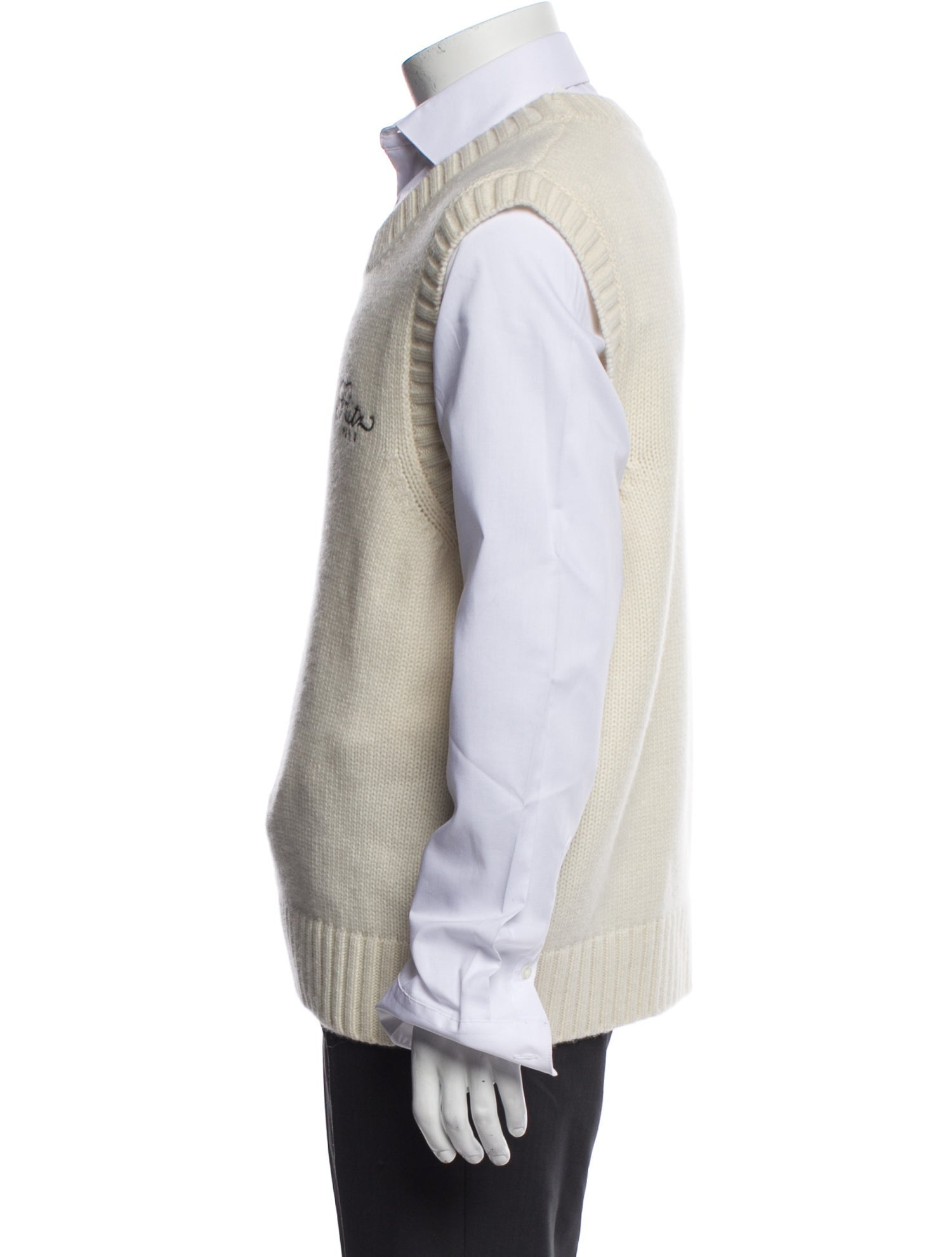 FRAME Cashmere Graphic Print Sweater Vest w/ Tags