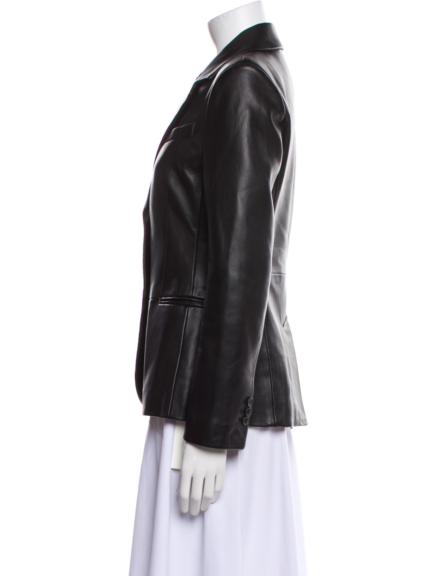 FRAME Leather Blazer w/ Tags