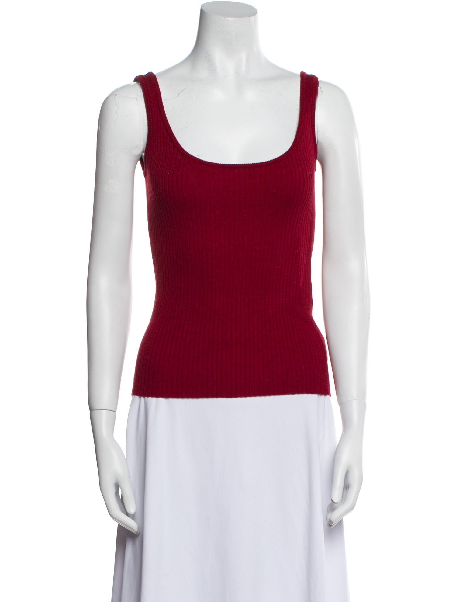 FRAME Scoop Neck Sleeveless Top