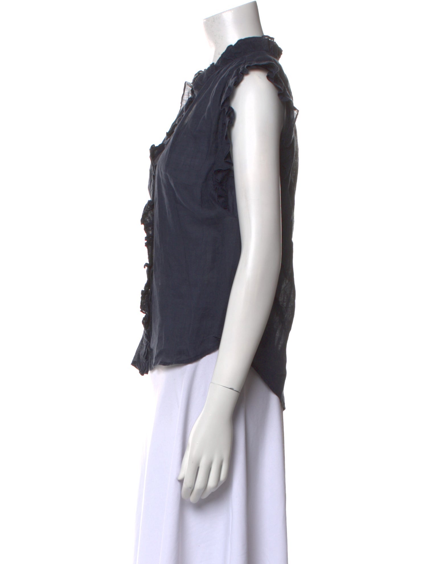 FRAME V-Neck Sleeveless Top