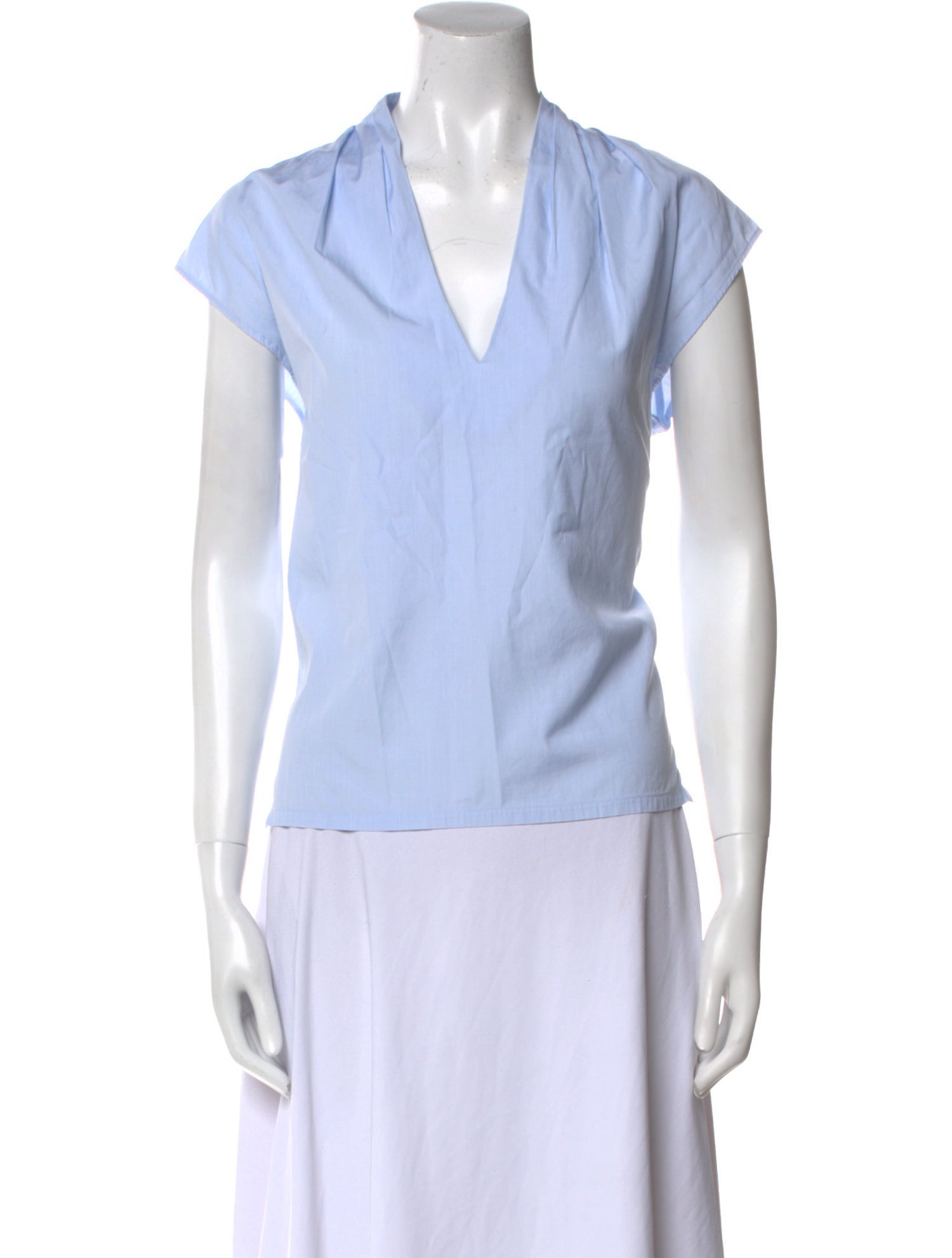 FRAME V-Neck Short Sleeve Top