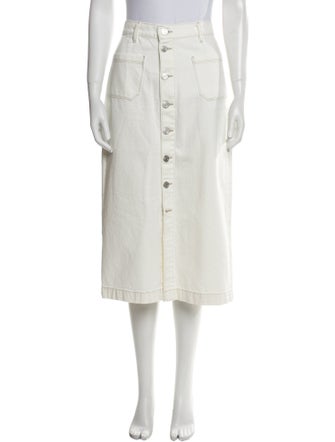 FRAME Midi Length Skirt