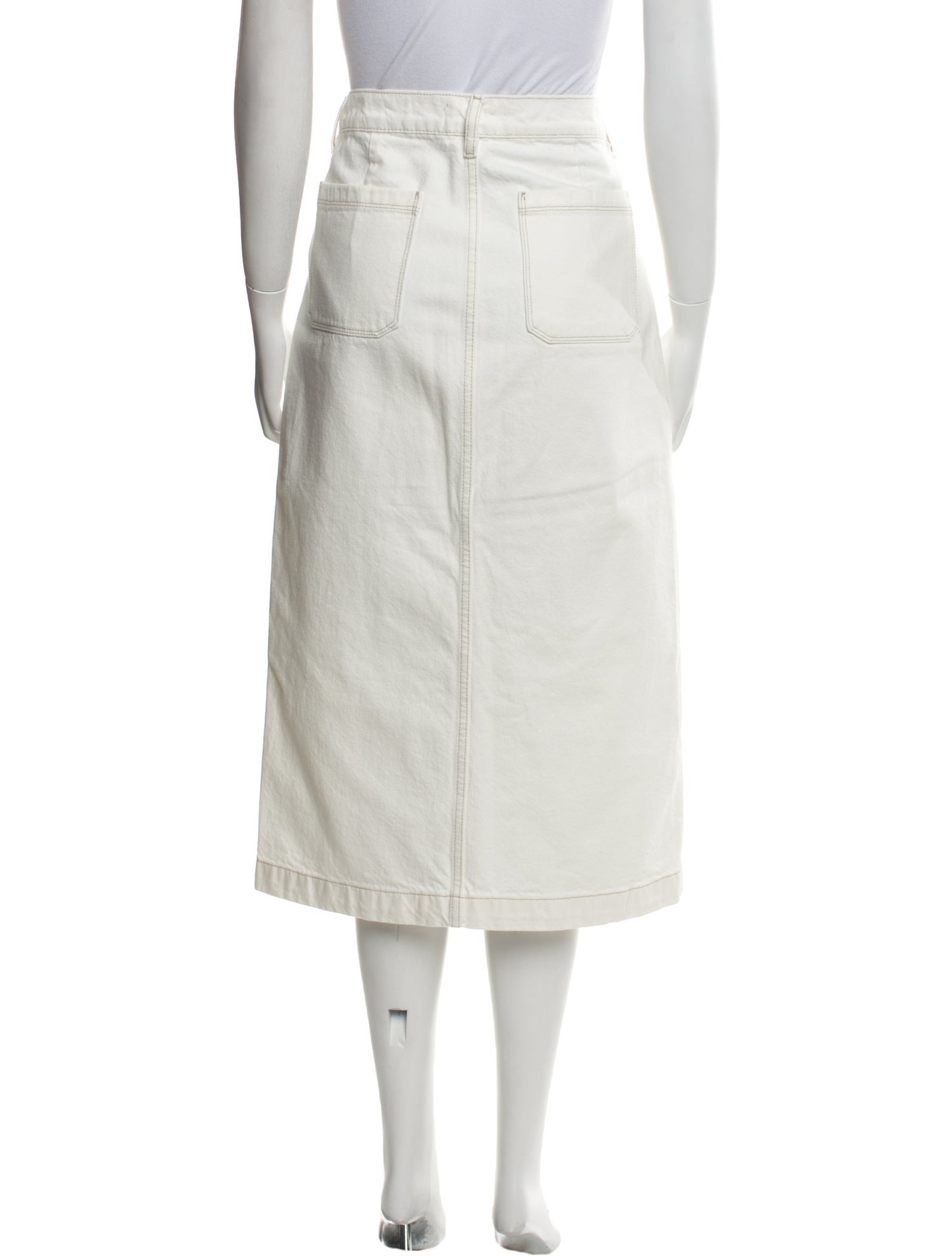 FRAME Midi Length Skirt