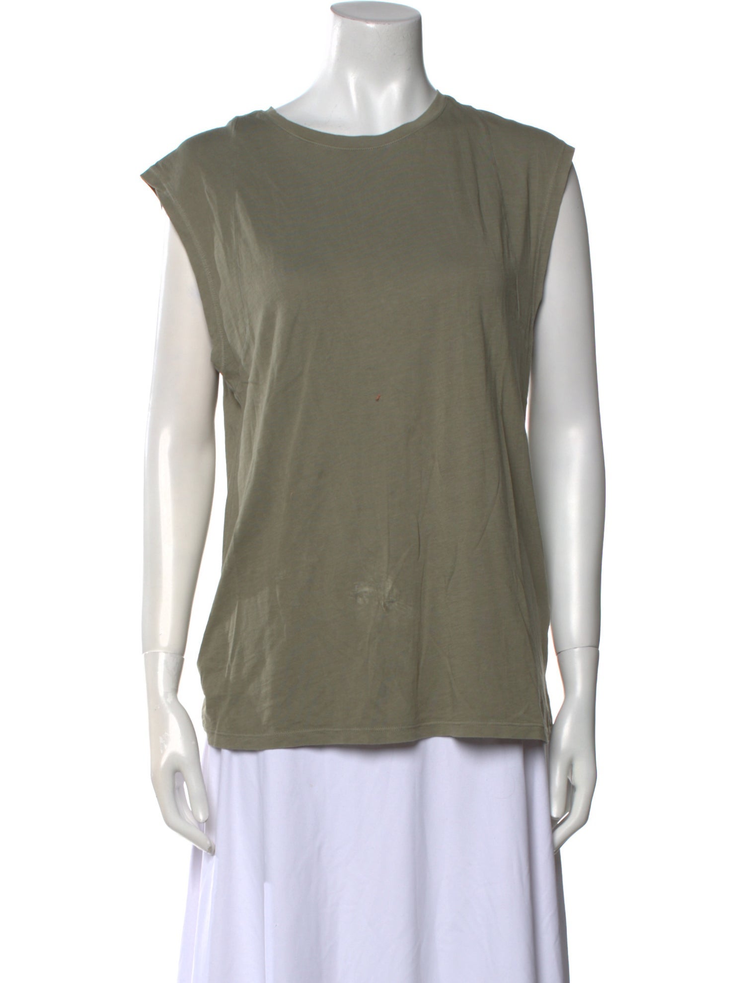 FRAME Scoop Neck Sleeveless Top