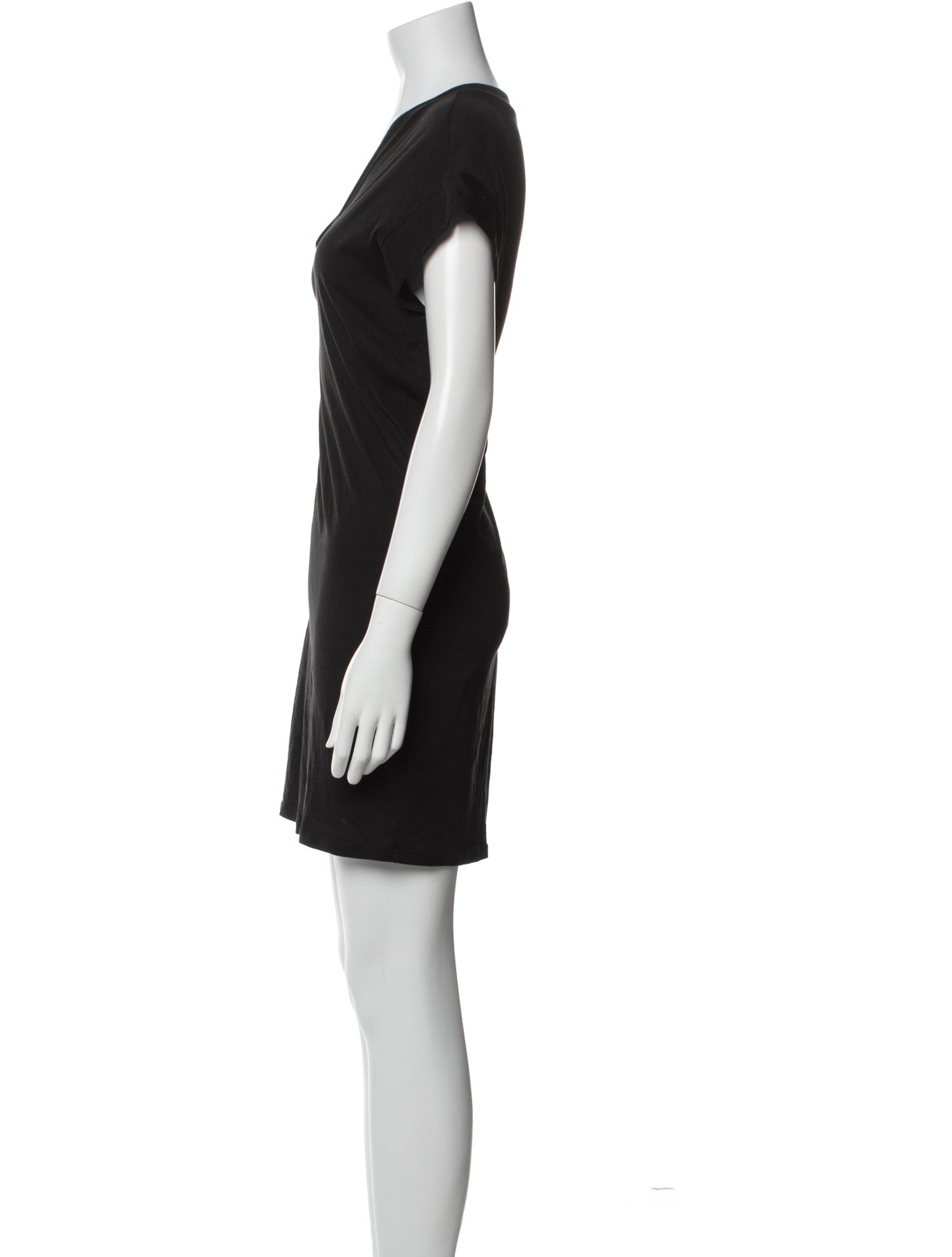 FRAME V-Neck Mini Dress