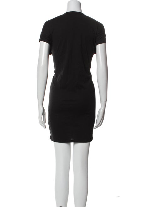 FRAME V-Neck Mini Dress