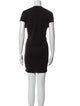 FRAME V-Neck Mini Dress
