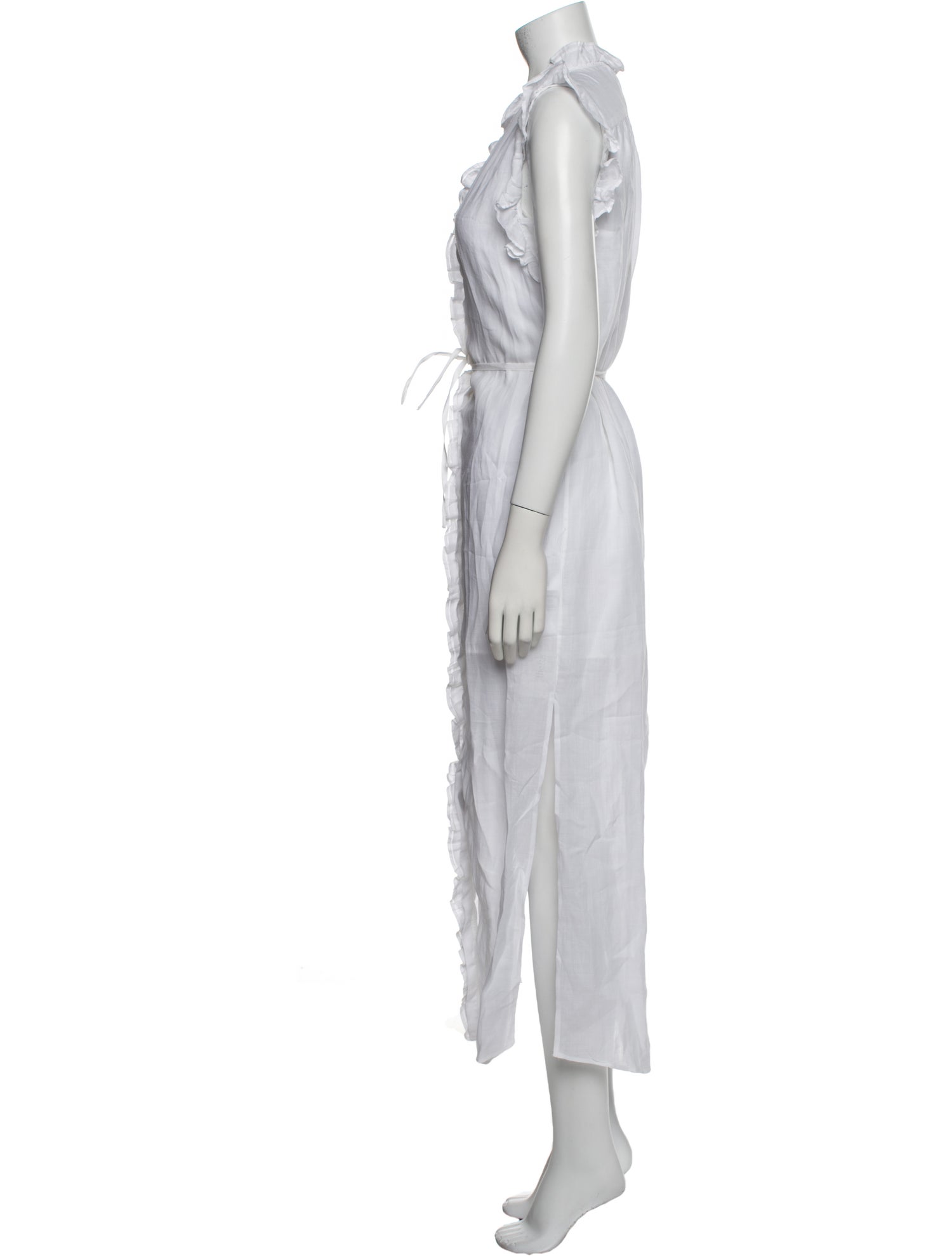 FRAME V-Neck Long Dress