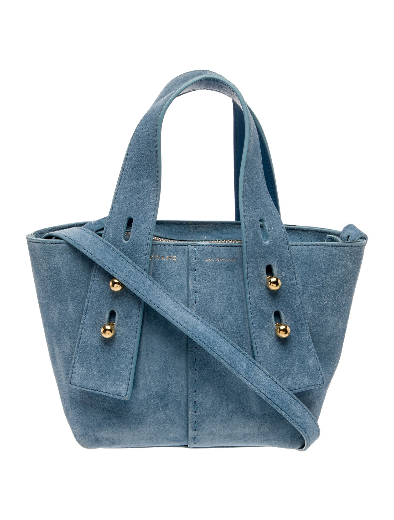 FRAME Suede Top Handle Bag