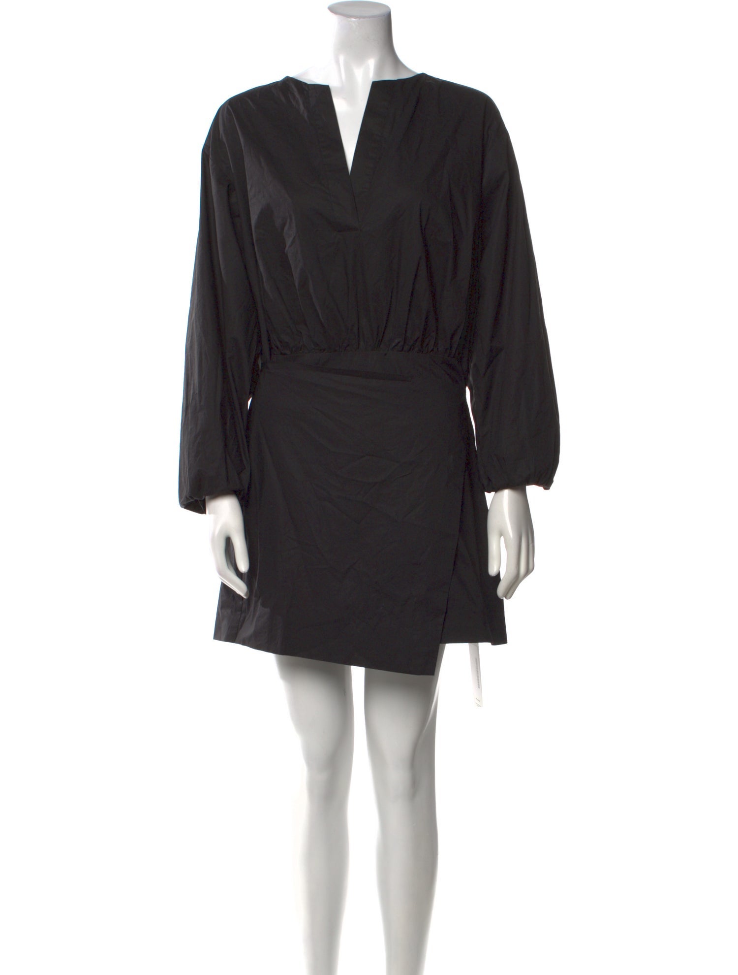 FRAME V-Neck Mini Dress