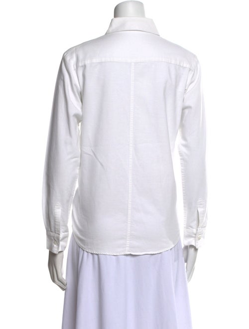 FRAME Long Sleeve Button-Up Top