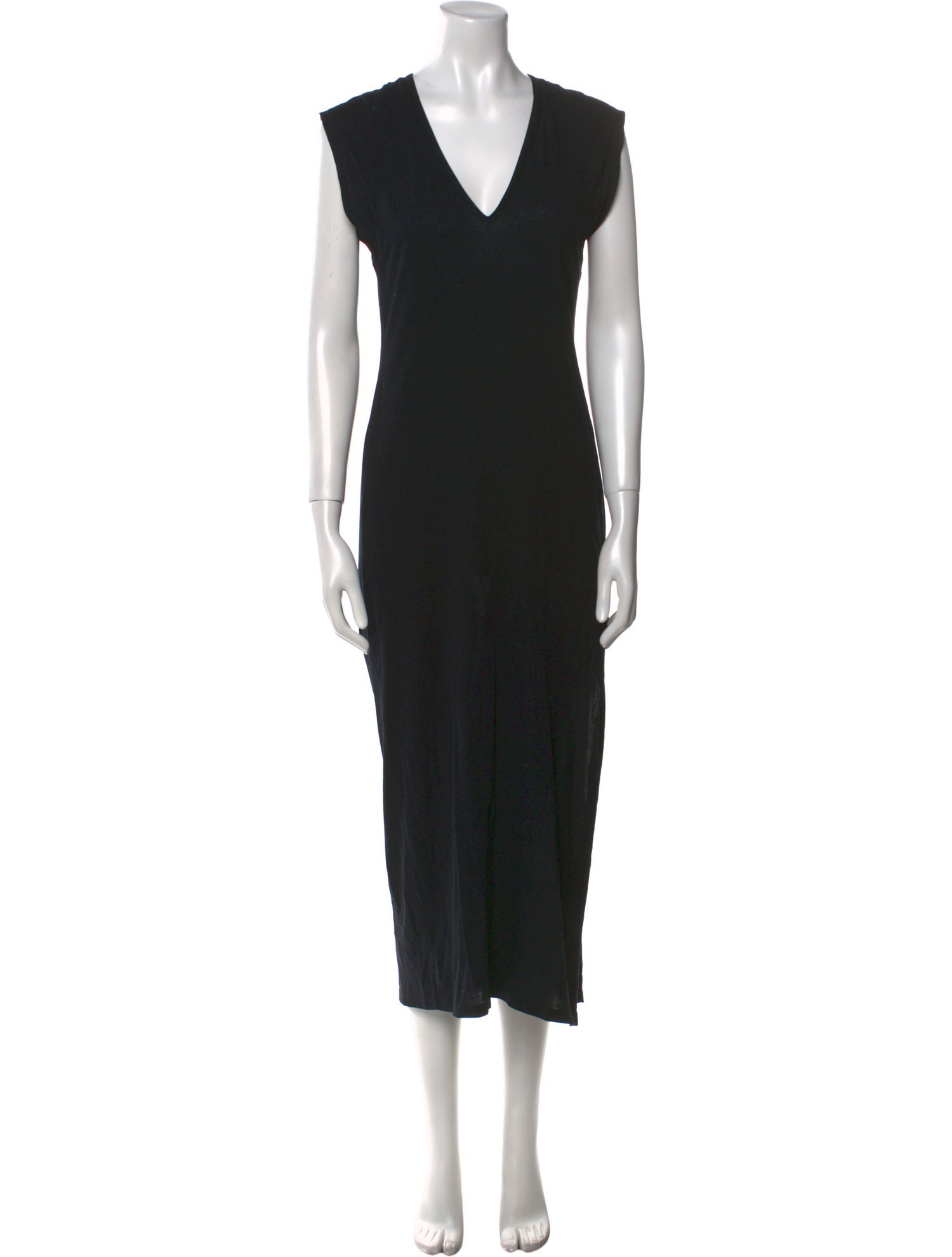 FRAME V-Neck Long Dress