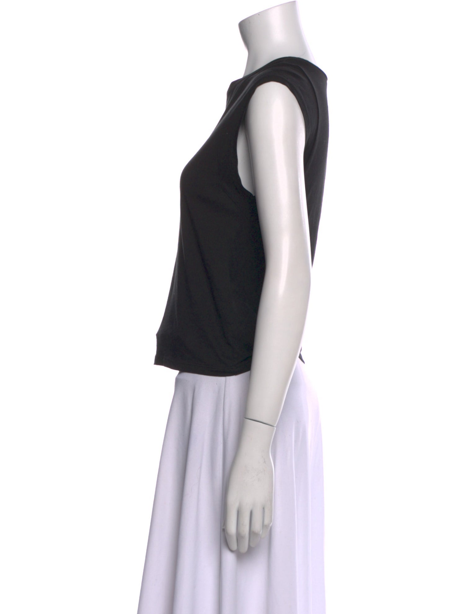 FRAME Crew Neck Sleeveless Top