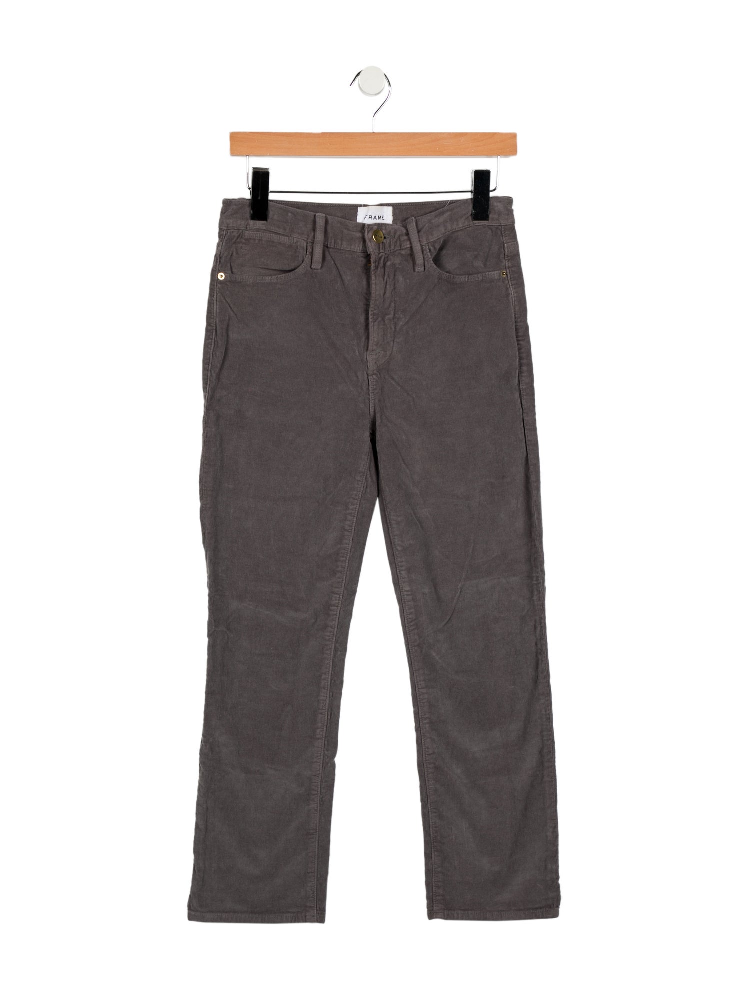 FRAME Mid-Rise Straight Leg Jeans